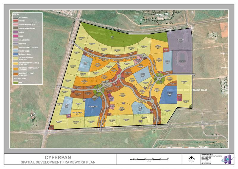 Illustrative spatial development framework map